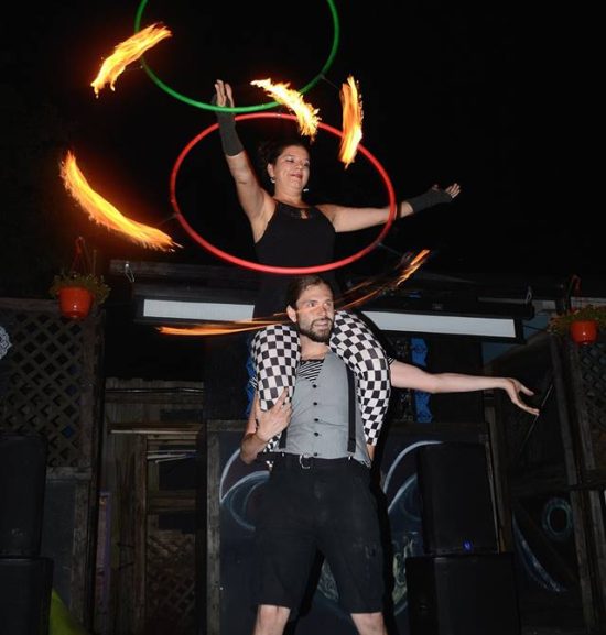 Fire Hula hoop